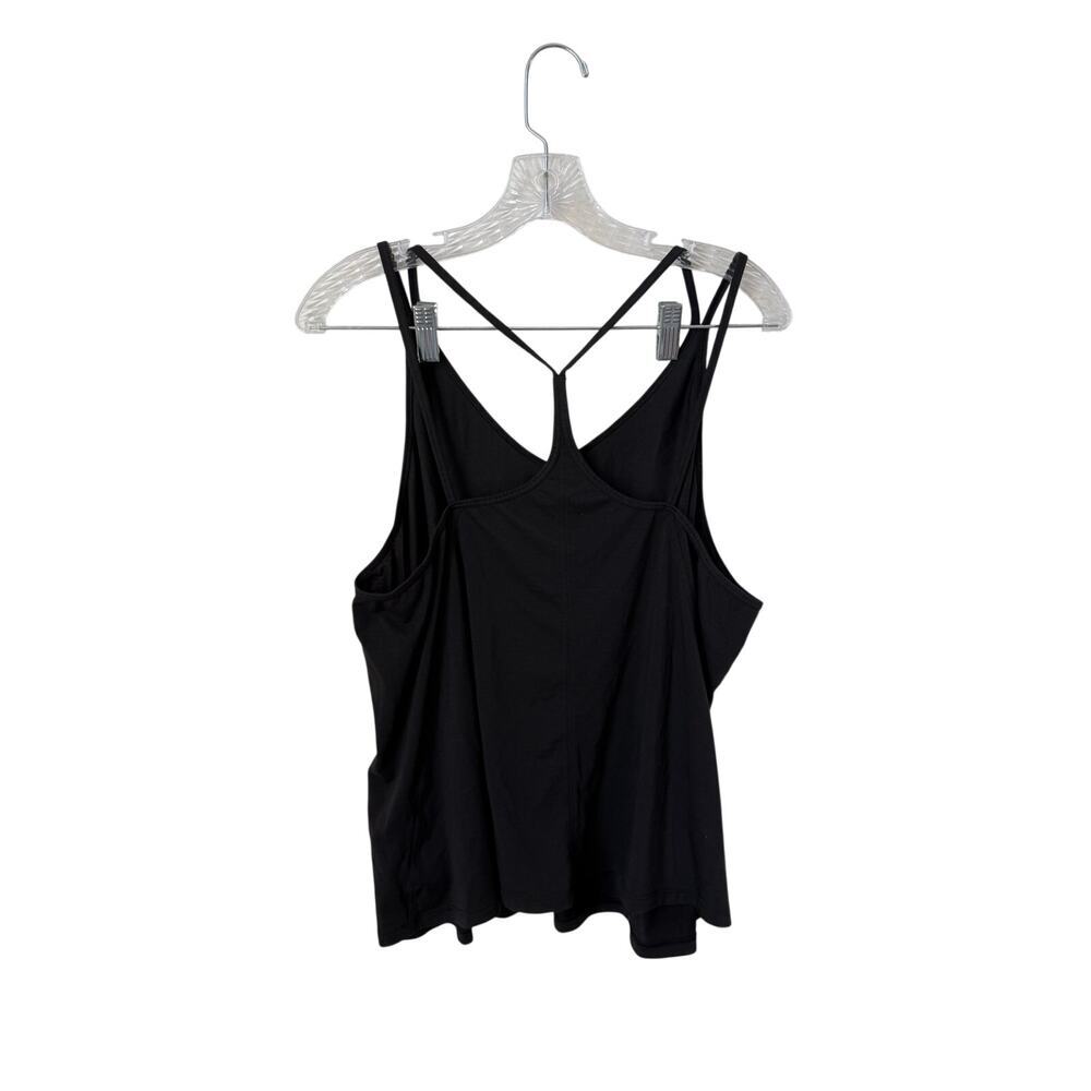 Athleta With Ease Strappy Black Tank Top 1XL